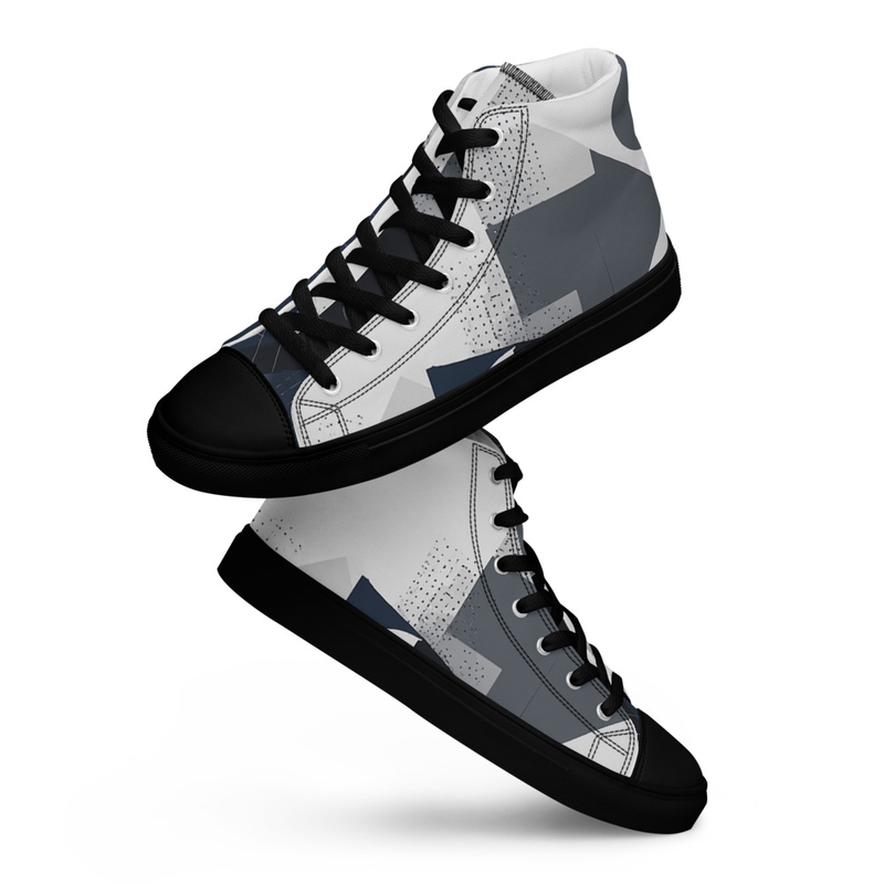 Men’s high top canvas shoes