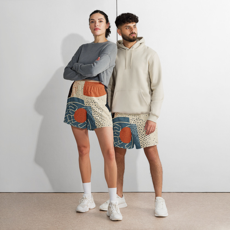 All-Over Print Unisex Athletic Long Shorts