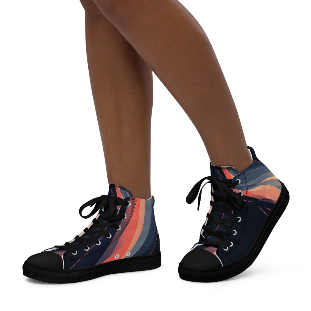 Women’s high top canvas shoes