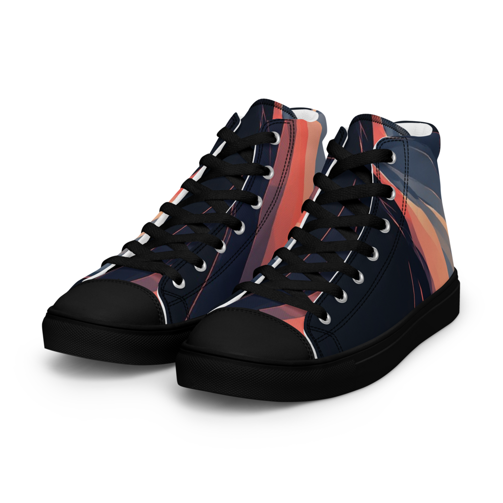 Women’s high top canvas shoes