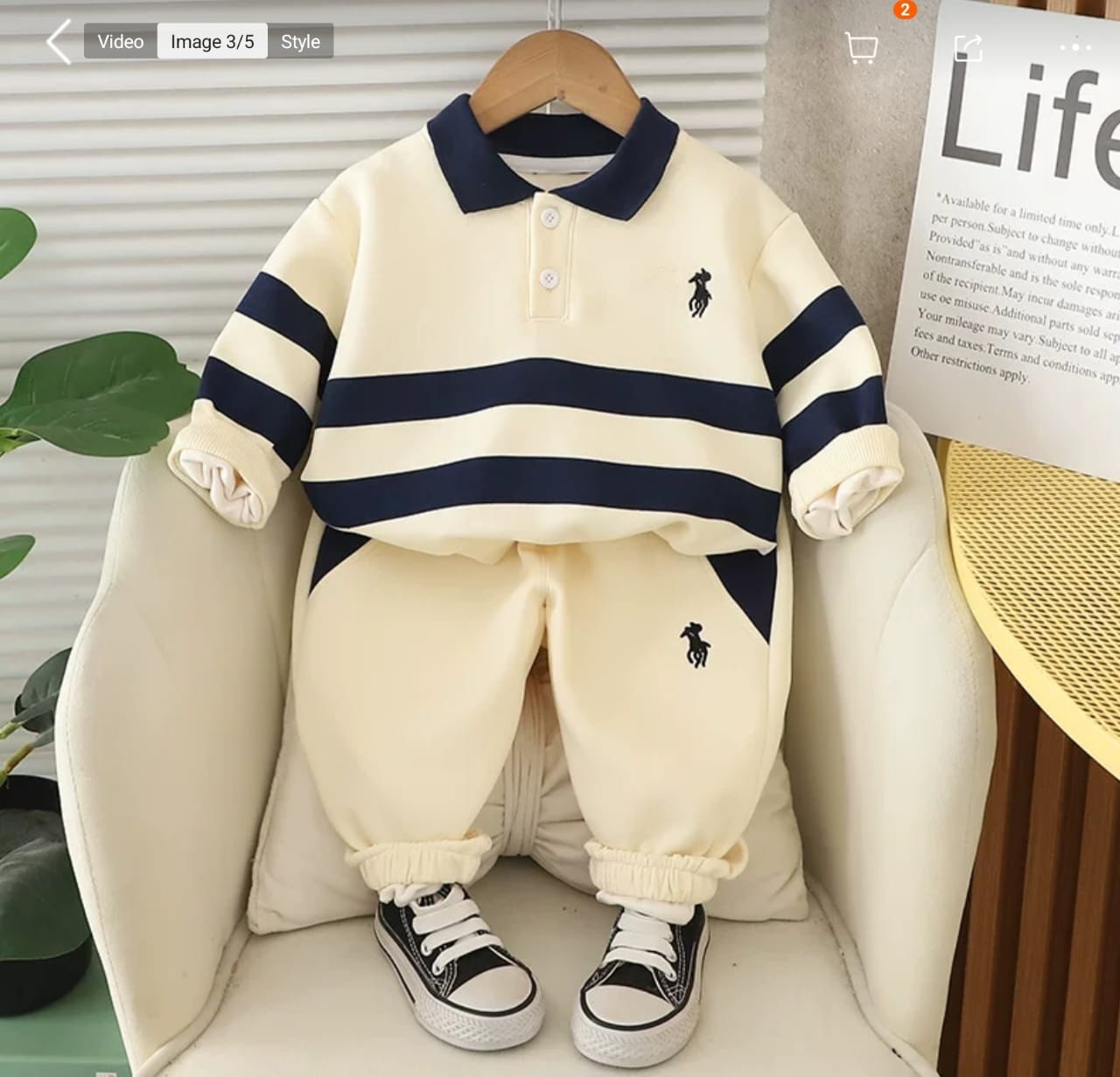 Toddler Two-Piece Casual Outfit