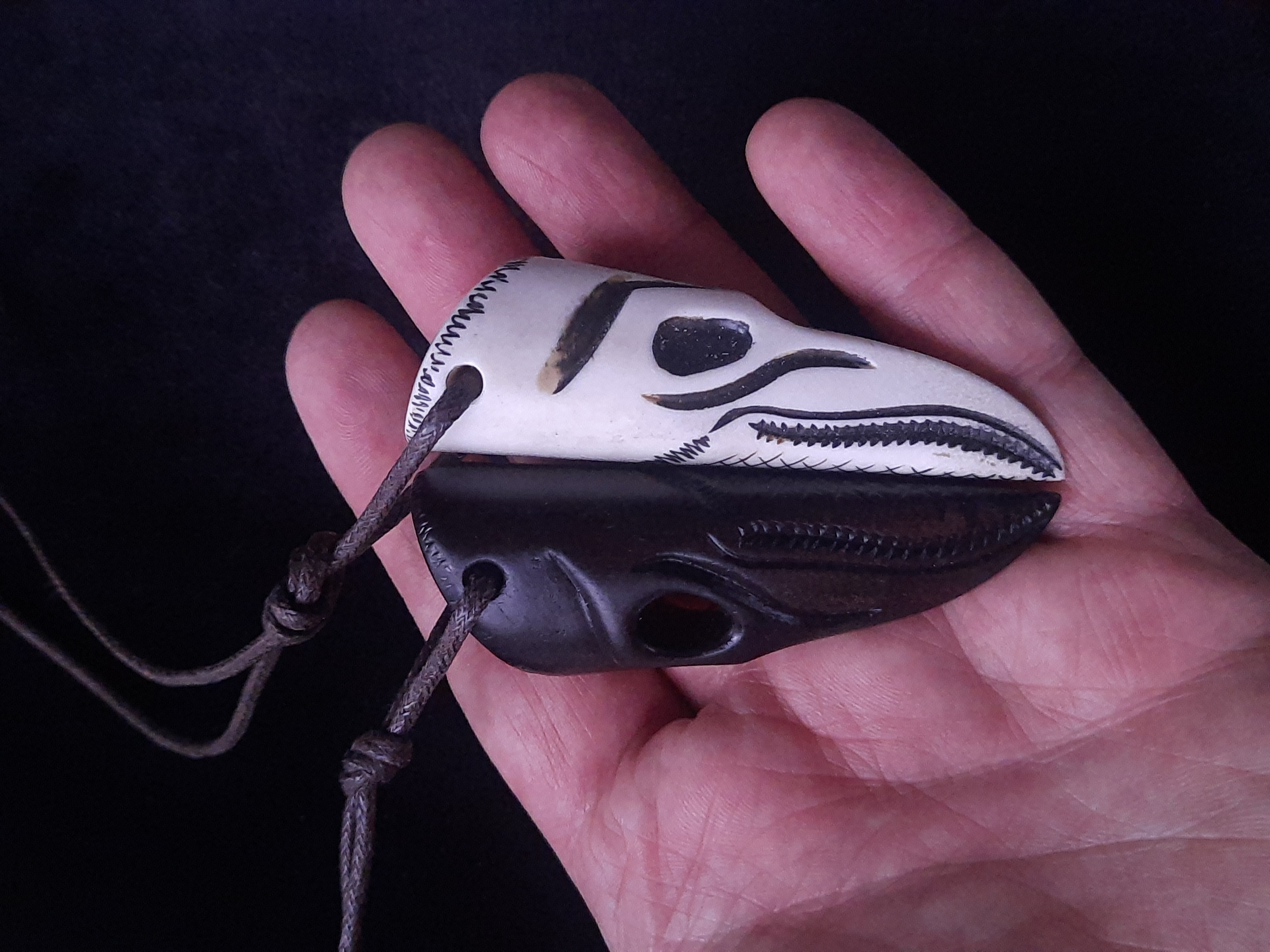 Solid Size Norse Raven Skull Pendants with Pentagram, Handmade, Antlers