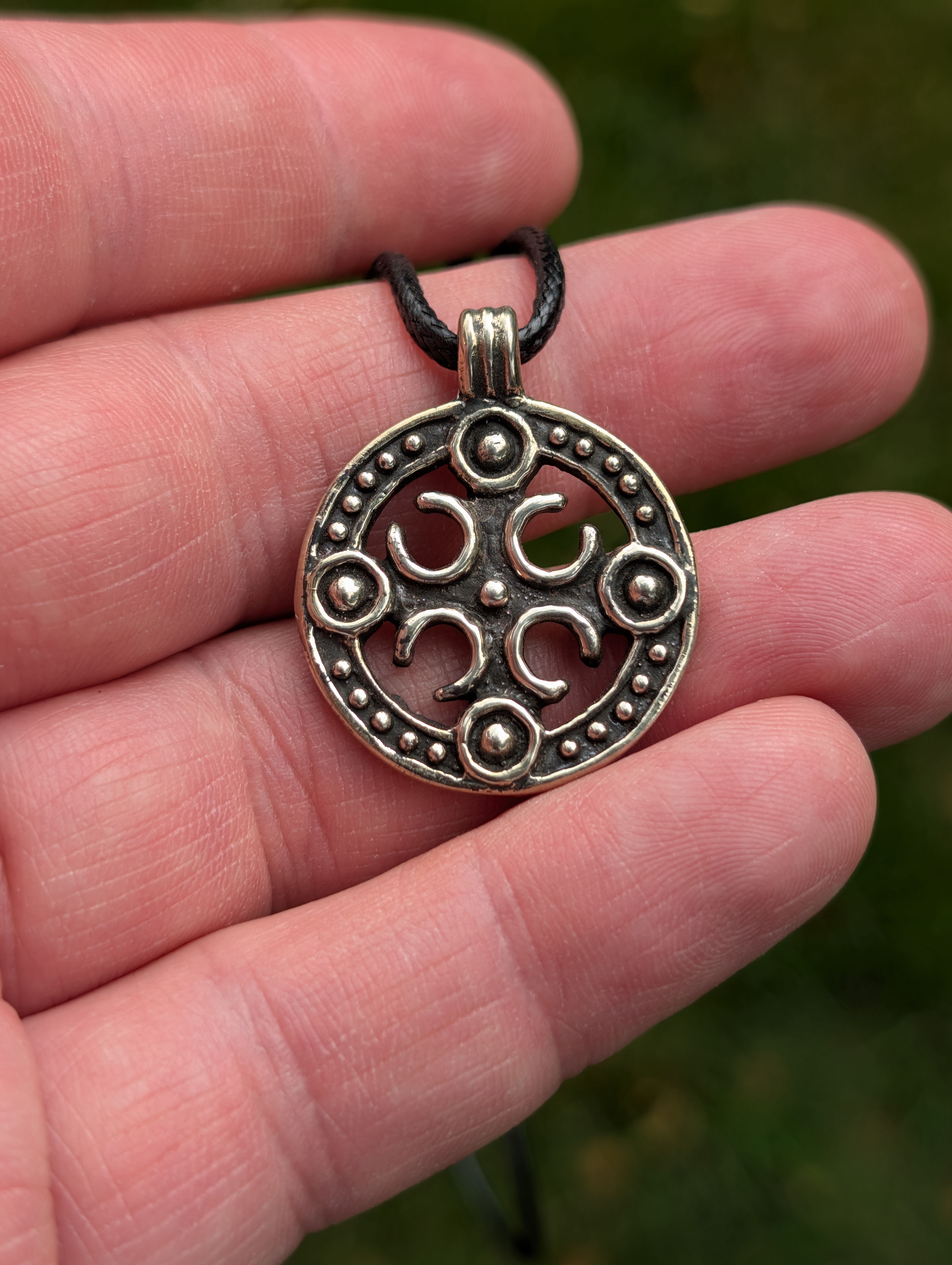 Norse Viking / Slavic Shield Pendant or Body Cross – Handmade Historical Replica