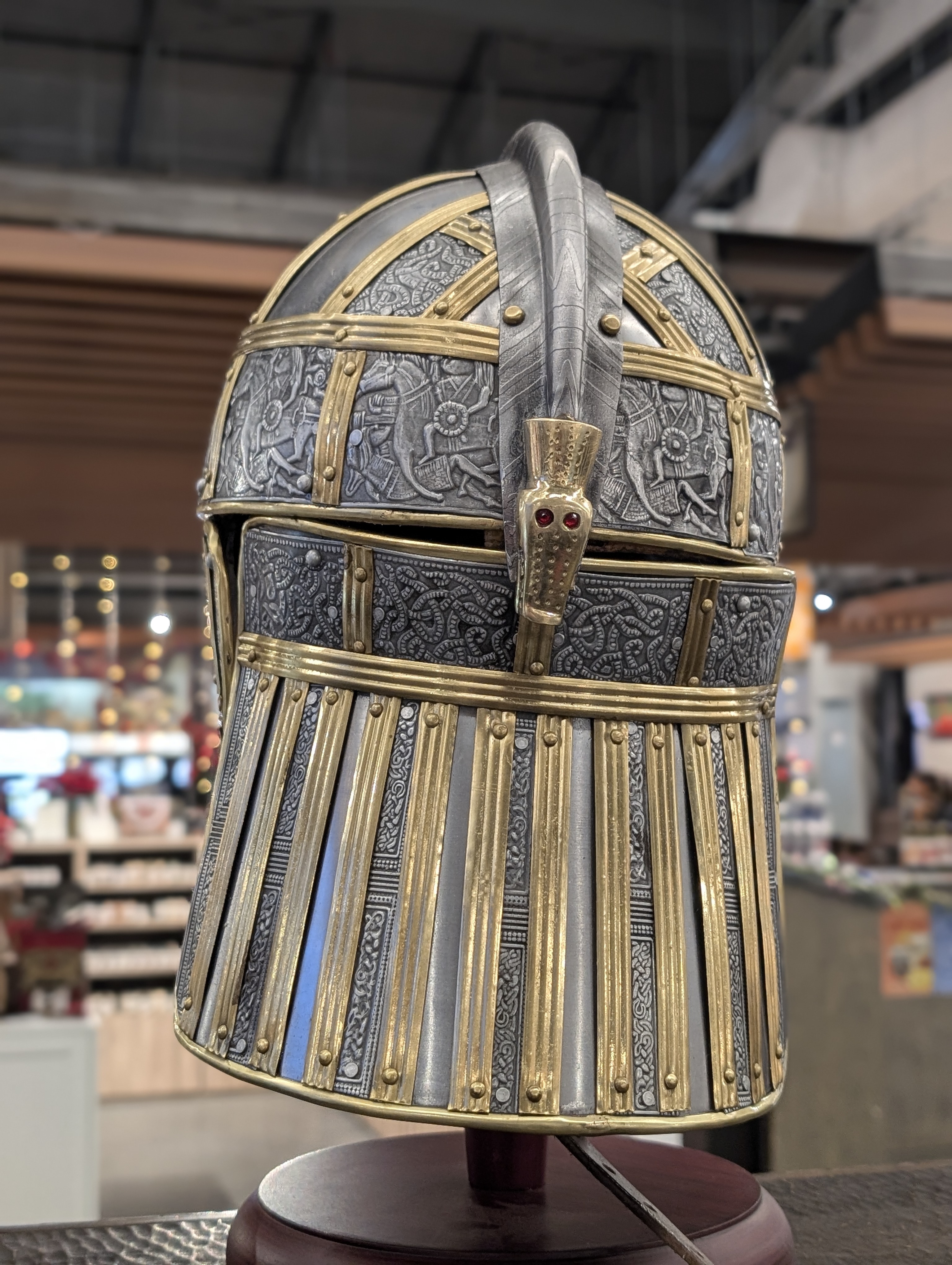 Leather Helmet Interior with Buckle Strap