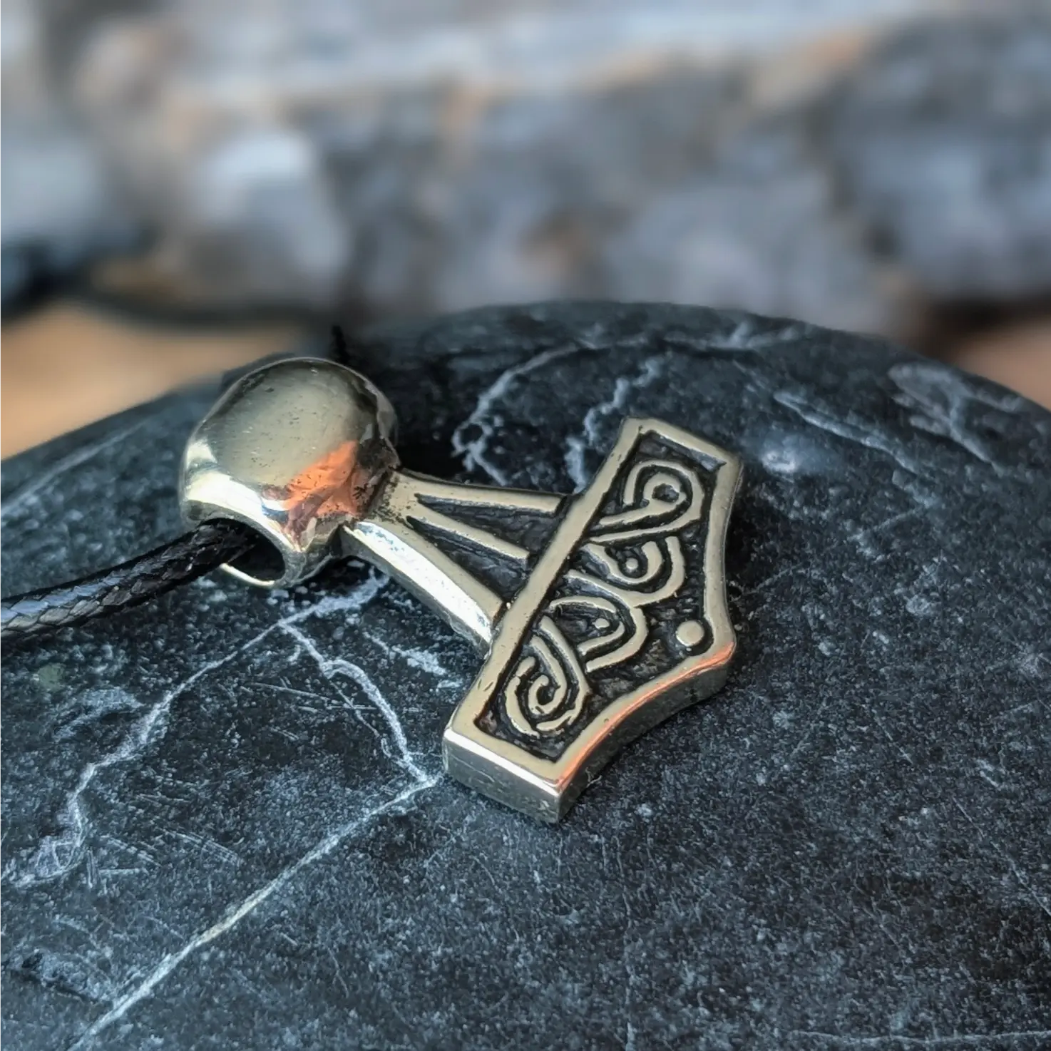 Runic Thor’s Hammer from Lolland – Viking Age Mjölnir Replica