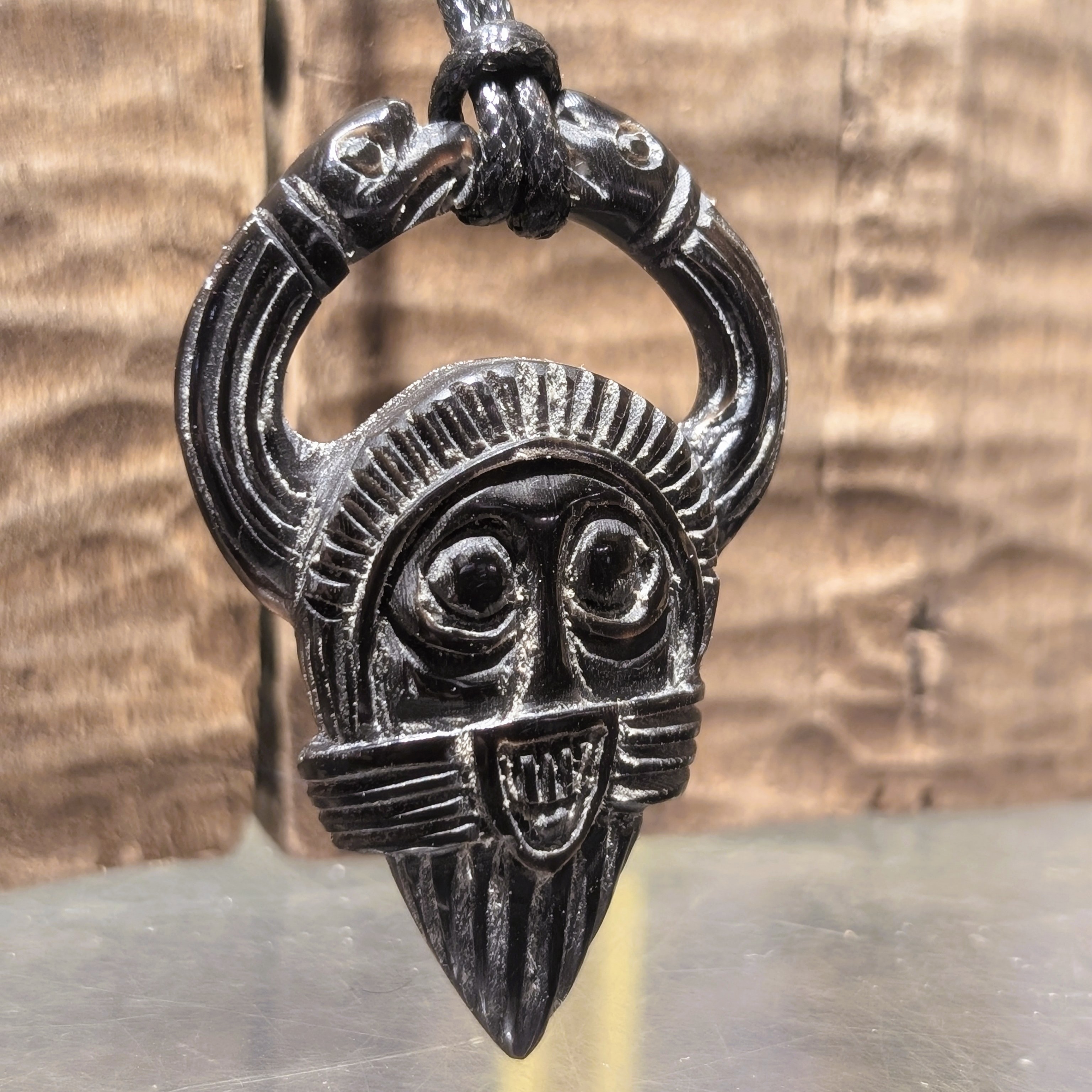 Odin Pendant with Ravens – Vendel Period Allfather Amulet