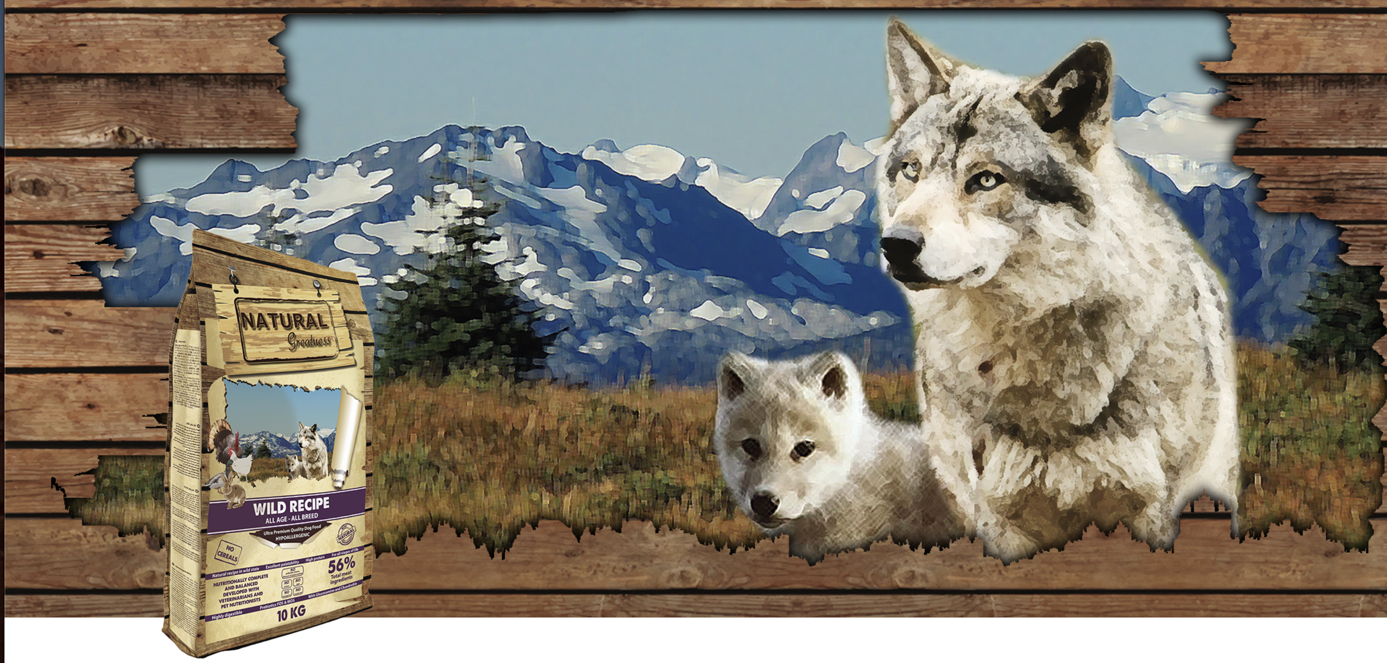 Natural Greatness RECETA SALVAJE Adultos y cachorros