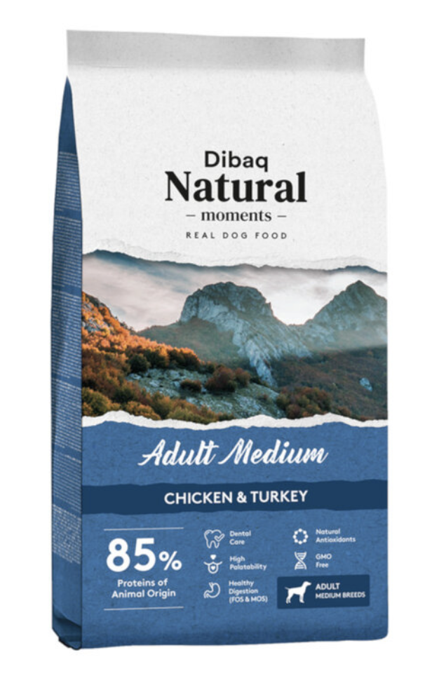 Dibaq Natural Moments Adulto Razas Medianas