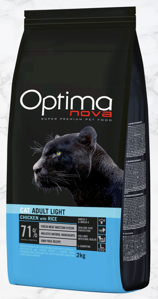 Optima Nova Light Adult Pollo y Arroz 