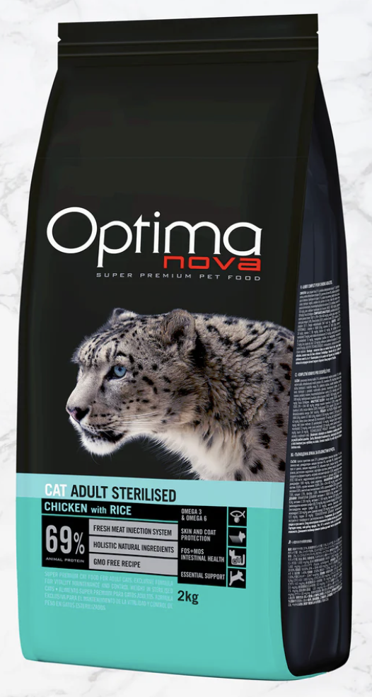 Optima Nova Sterilised Adult Pollo y Arroz