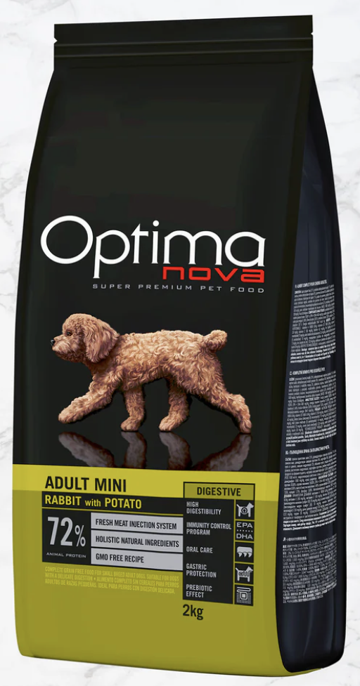Optima Nova Adult Mini Grain Free Conejo y Patata