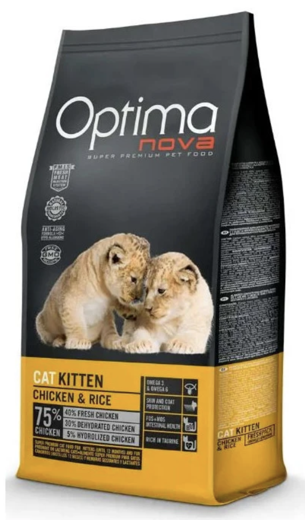 Optima Nova Cat Kitten Pollo y Arroz