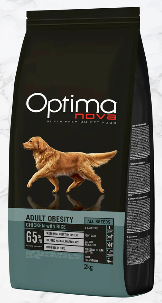 Optima Nova Adult Obesity Pollo y Arroz