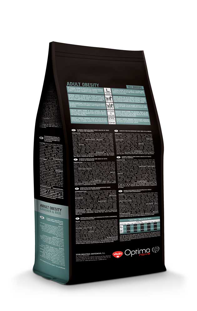 Optima Nova Adult Obesity Pollo y Arroz