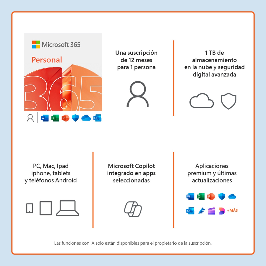 Microsoft 365 Personal | 12 meses