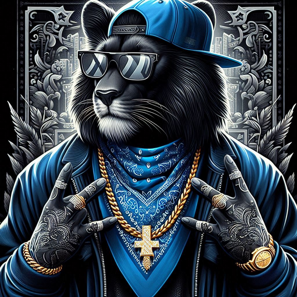 Urban Style Panther Art Print