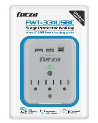 Supresor de picos Forza FWT-331USBC