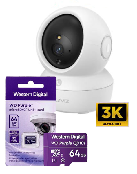 Cámara WIFI EZVIZ H6C Pro 3K