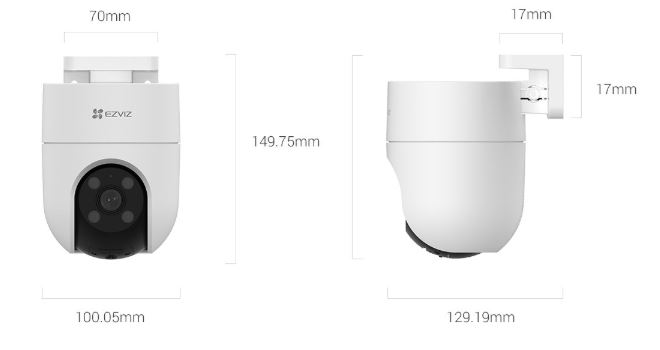 Cámara WIFI  Ezviz H8c 2K+