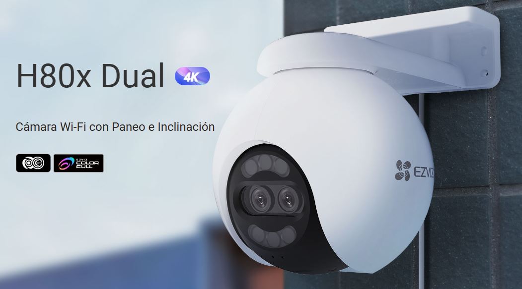 Cámara WIFI Ezviz H80x Dual 