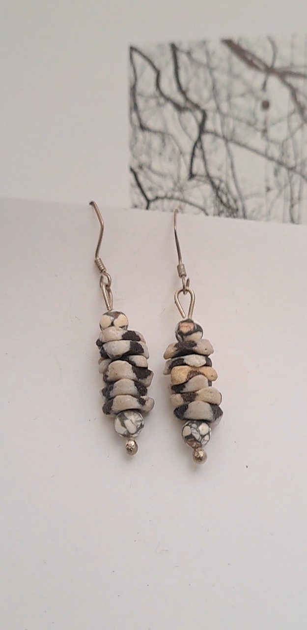 Handcrafted Beaded Dangle Earrings