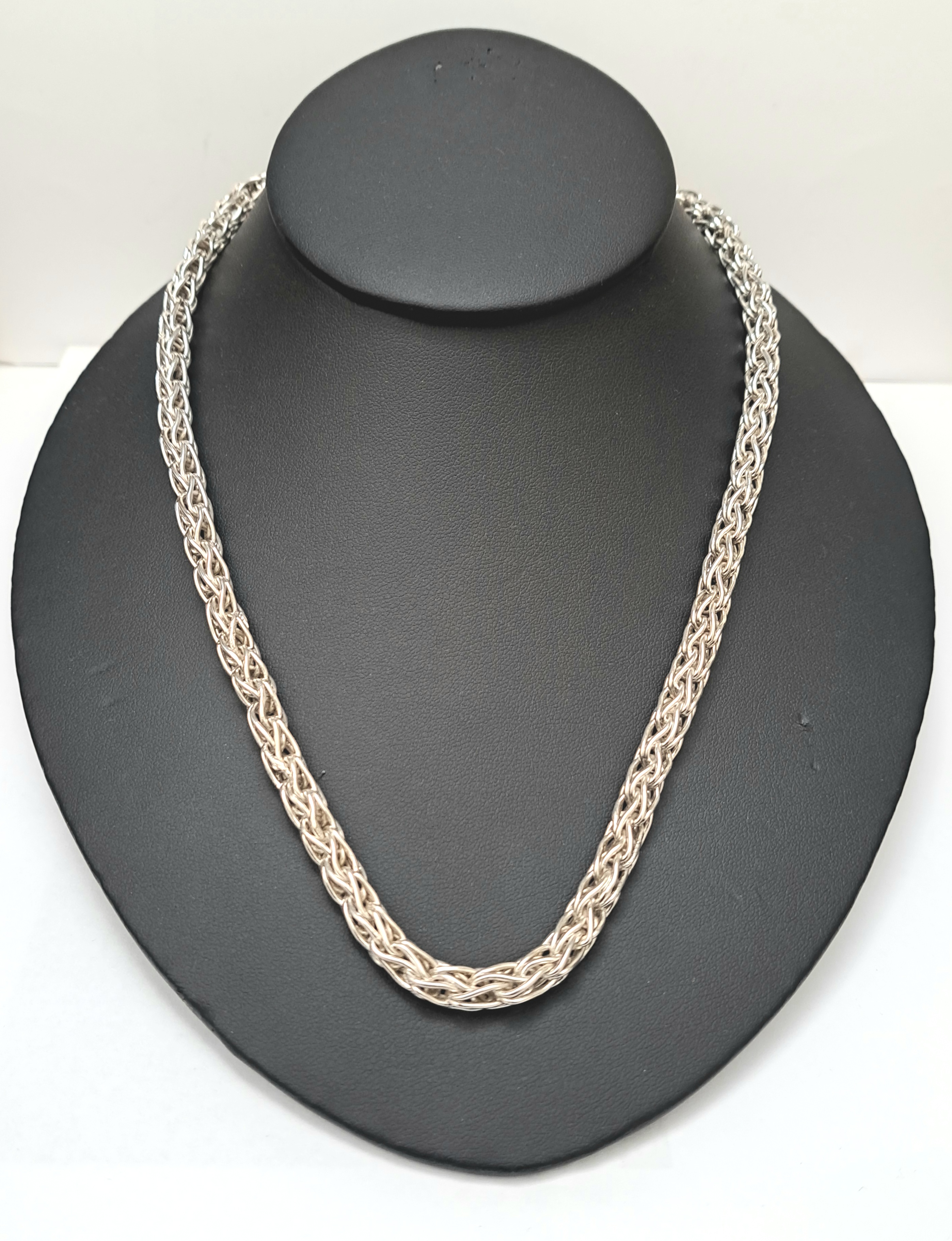 Sterling Silver Byzantine Chain Necklace