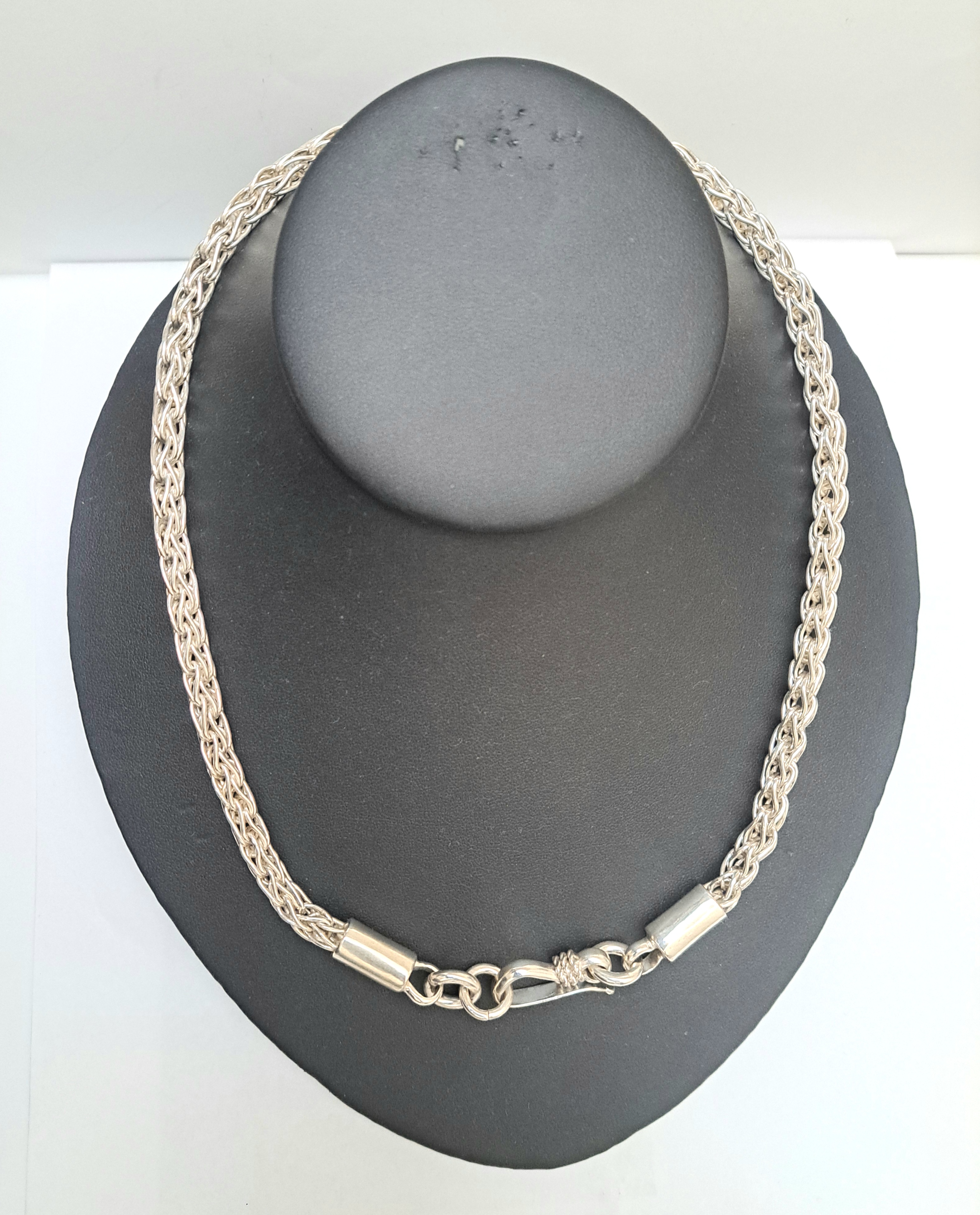 Sterling Silver Byzantine Chain Necklace