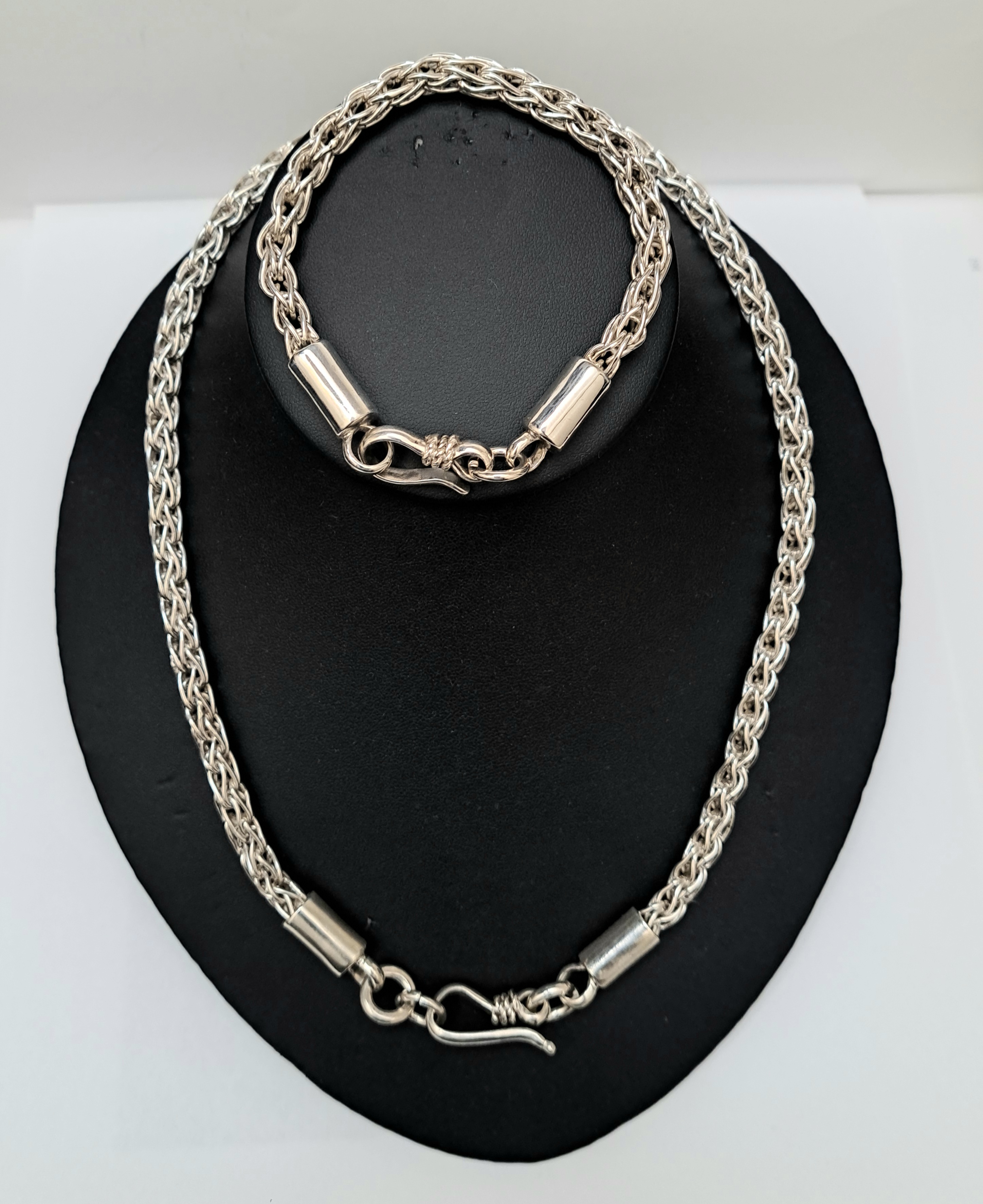 Sterling Silver Byzantine Chain Necklace