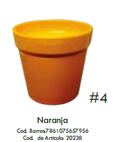 Maceta Naranja