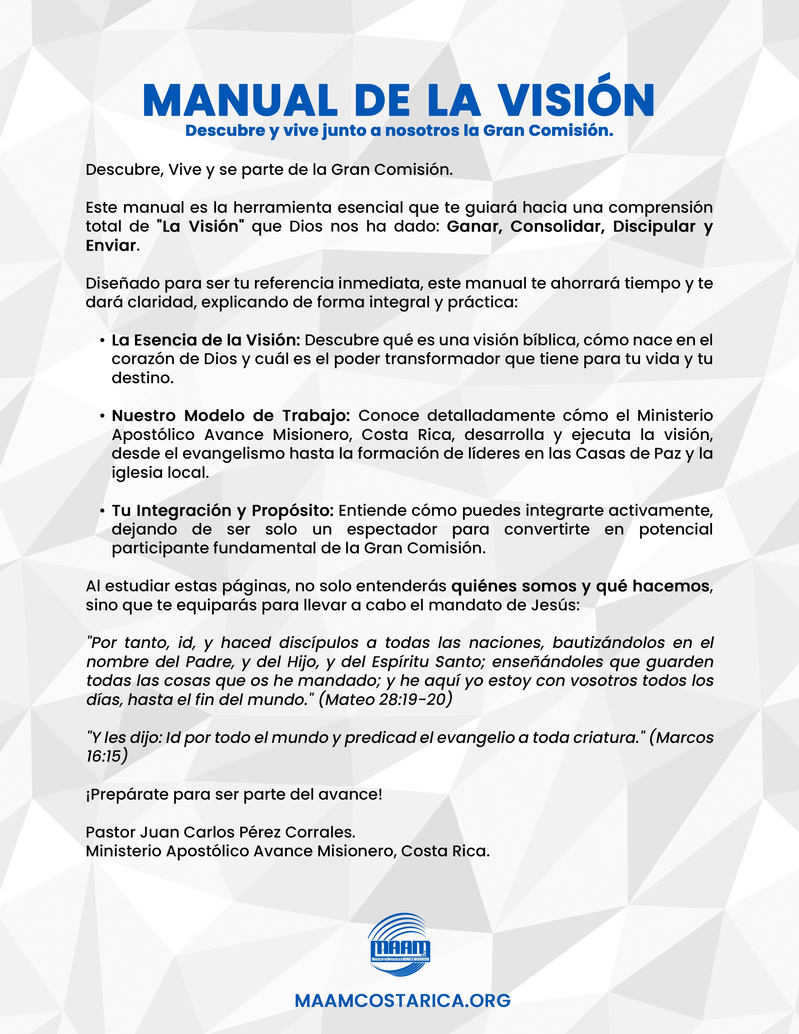 Manual de la Visión