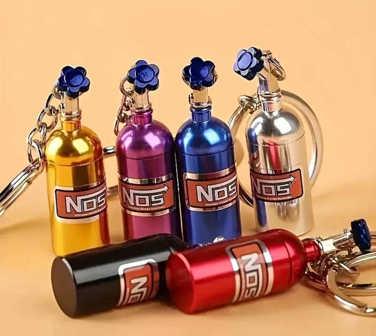 NOS Nitrous Bottle Keychain