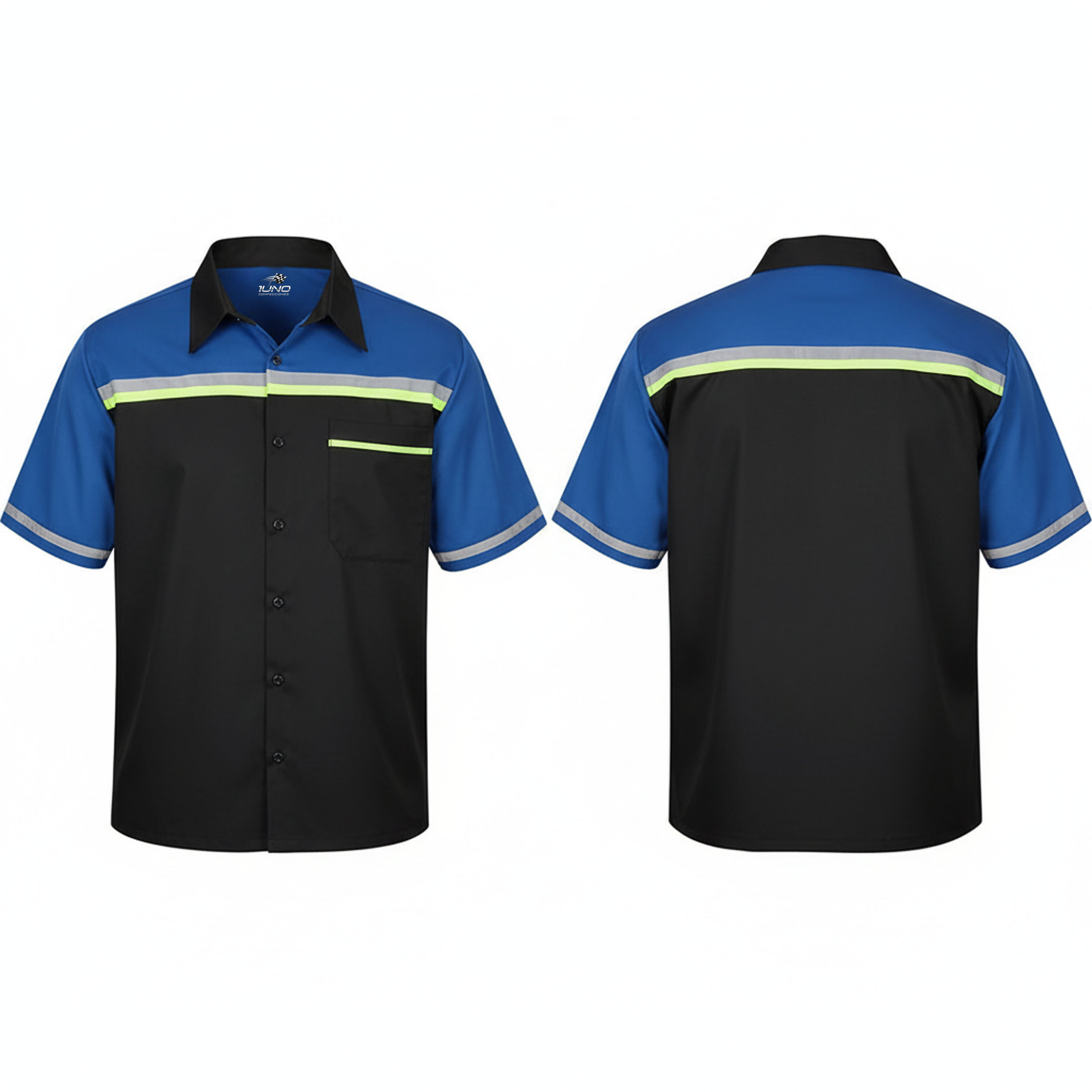 Camisa de trabajo con reflejante 1OP