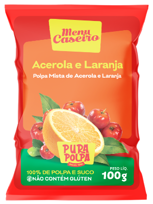 Polpa mista de Acerola e Laranja 1kg