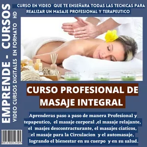 CURSO DE MASAJE PROFESIONAL INTEGRAL