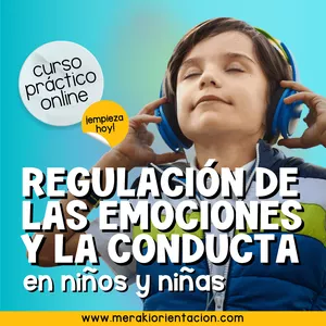 CURSO REGULACIÓN DE LAS EMOCIONES Y LA CONDUCTA EN NIÑOS Y NIÑAS.