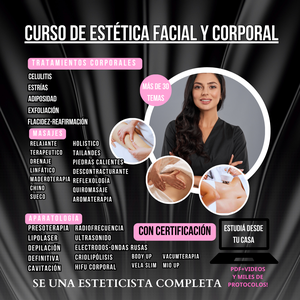 CURSO DE ESTÉTICA ONLINE