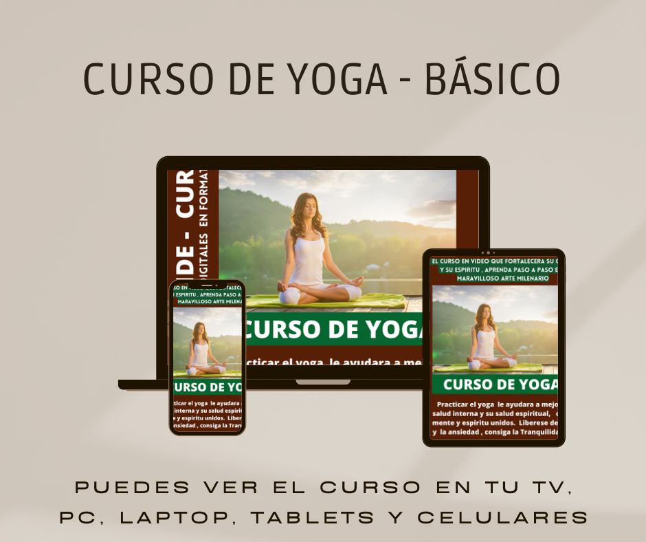 Yoga Integral: Curso Online para Cuerpo, Mente y Bienestar.