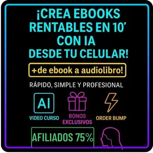 CREA EBOOKS RENTABLES EN 10 MINUTOS