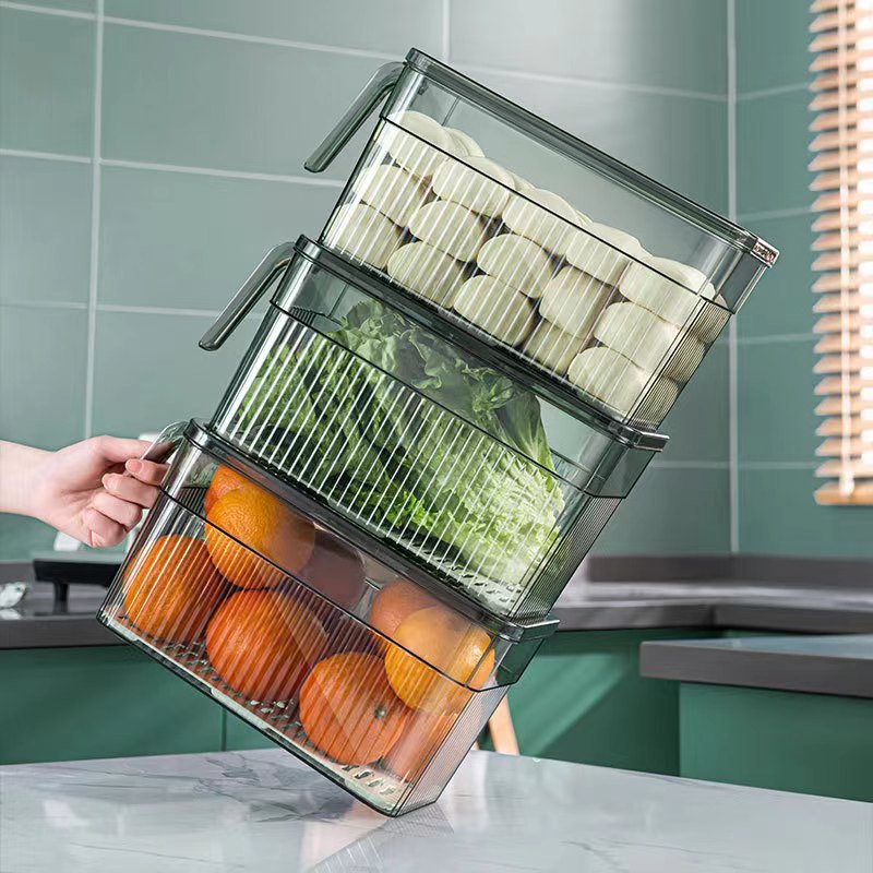 Stackable Fridge organizer Food Storage Containers
