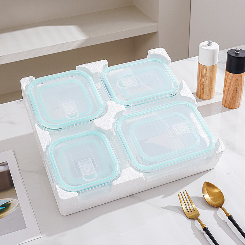 Glass Food Storage Containers 4 pack 8 pack Set