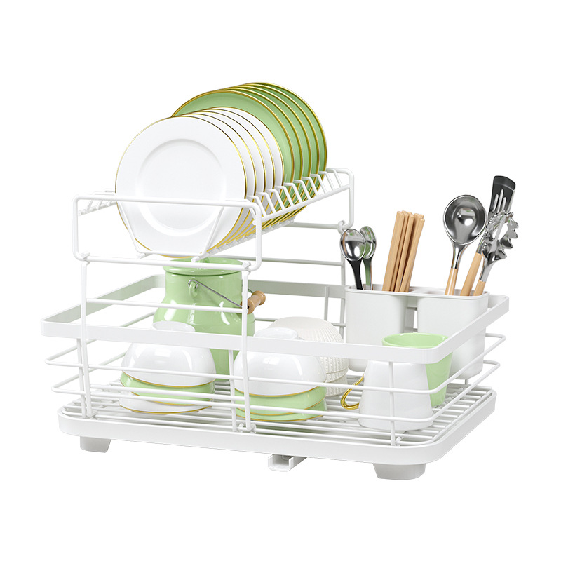 Two-Tier Dish Drying Rack