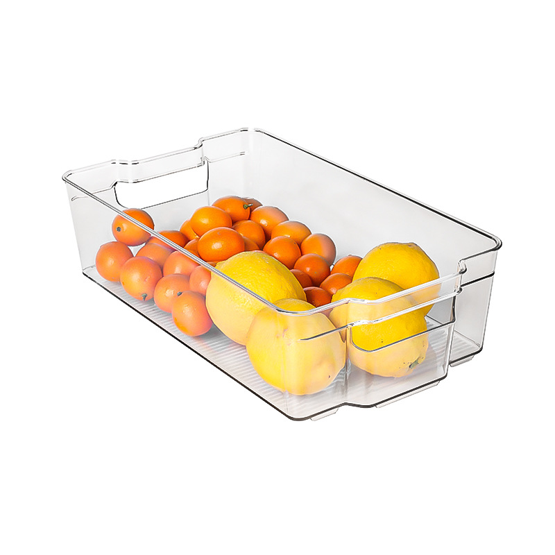Clear friedge organizer plastic Storage Bin