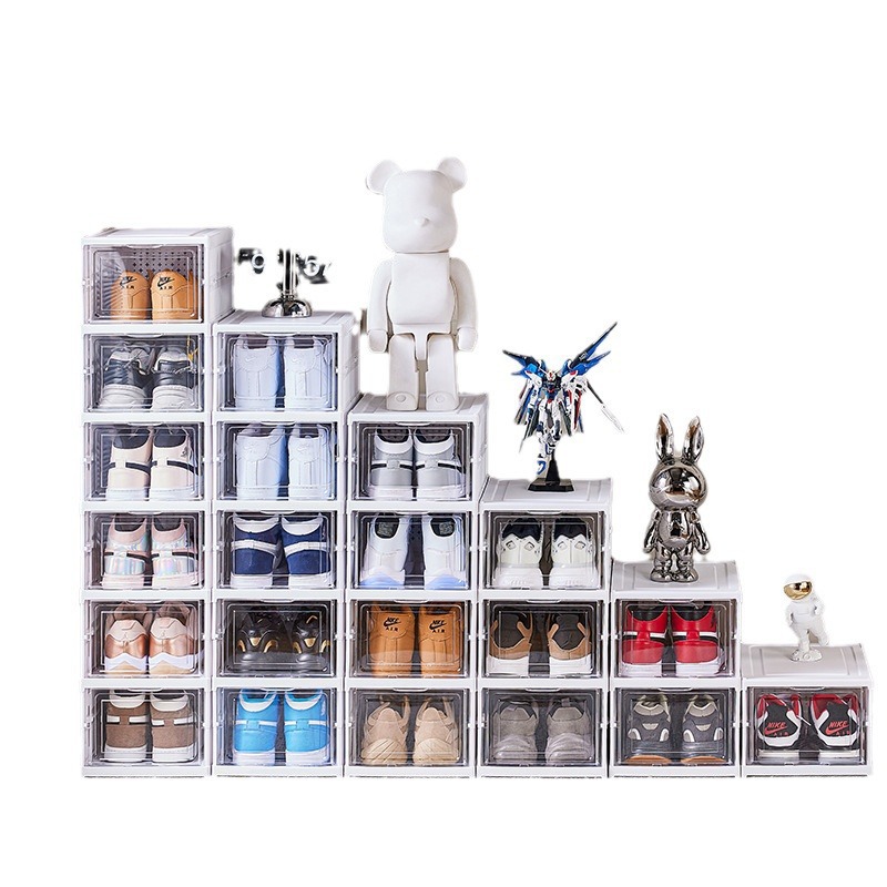 Stackable & Foldable Shoe Storage Boxes