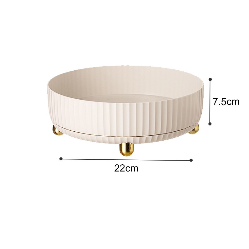 Rotating Modern ABS Vanity Organizer destop Storage lazy susan