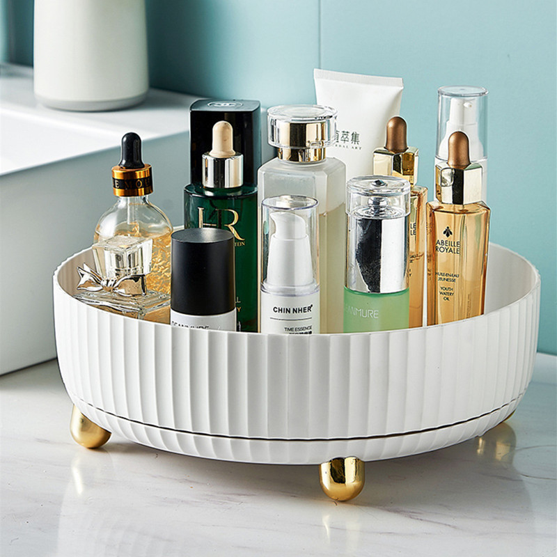 Rotating Modern ABS Vanity Organizer destop Storage lazy susan