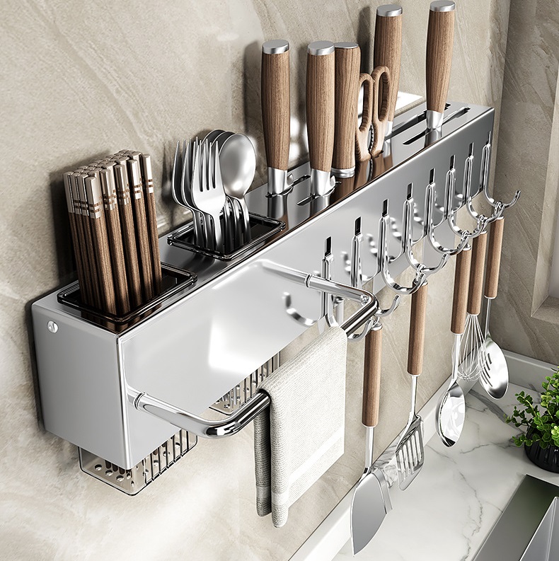 Stainless Steel Kitchen Utensil Organizer