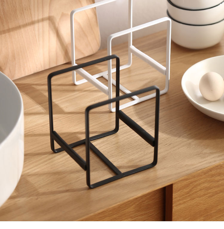 Metal Bowl Stand Organizer dish Rack