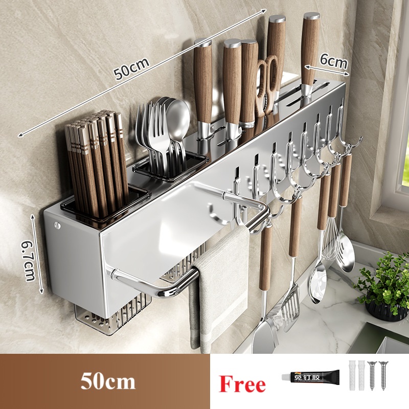 Stainless Steel Kitchen Utensil Organizer