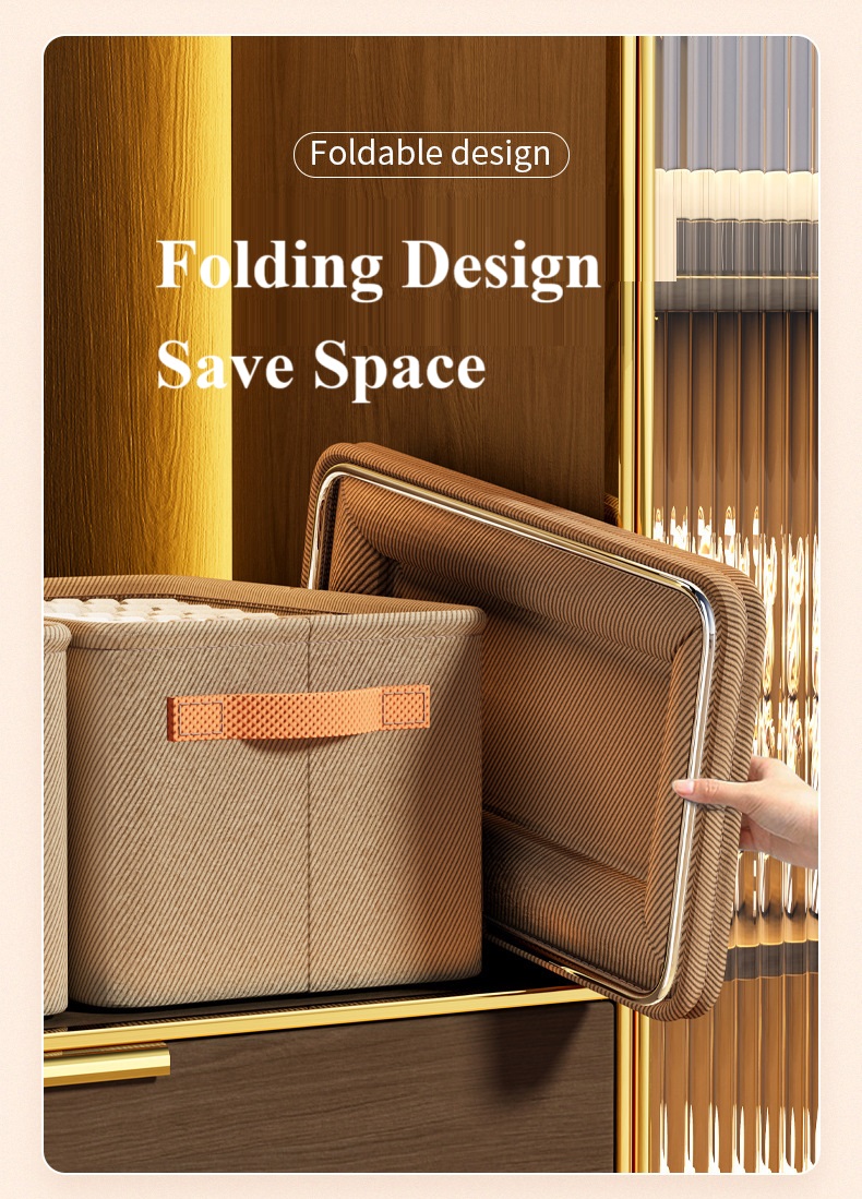 Foldable non waven Fabric Storage Box
