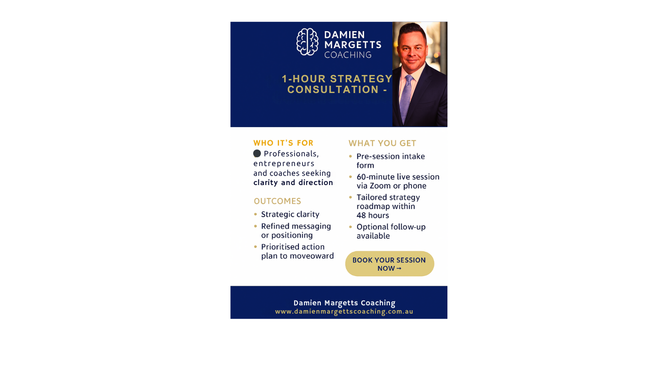 1-Hour Strategy Consultation (Career, Life, Business)